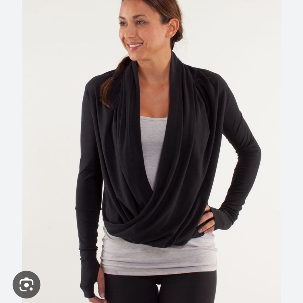 lululemon iconic wrap size 4 black